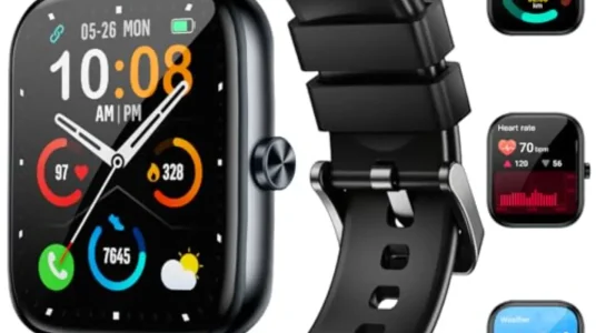 Reloj inteligente MFVLP con pantalla HD de 1.83" y llamadas Bluetooth para hombre y mujer