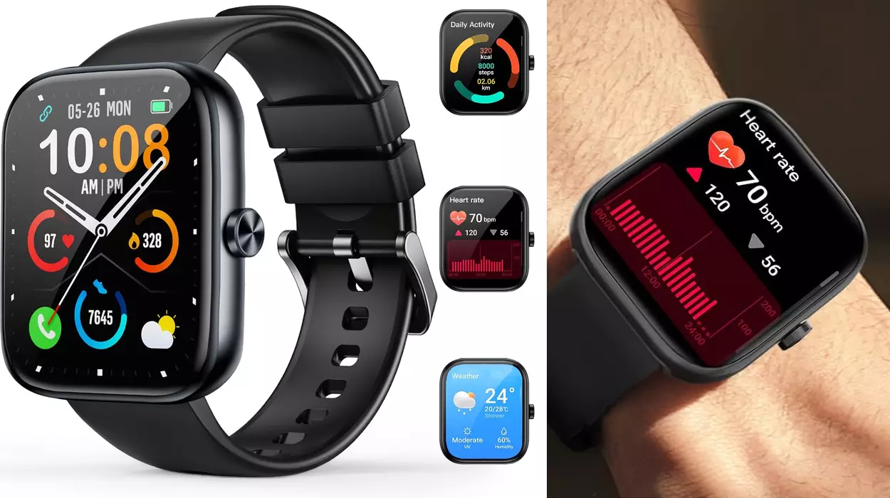 Reloj inteligente MFVLP con pantalla HD, llamadas Bluetooth y un doble cupón que lo deja casi regalado