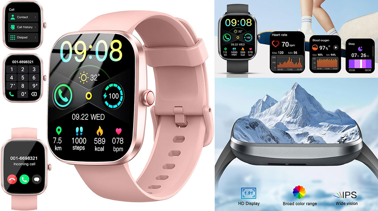 Smartwatch Soudorv con pulsómetro barato