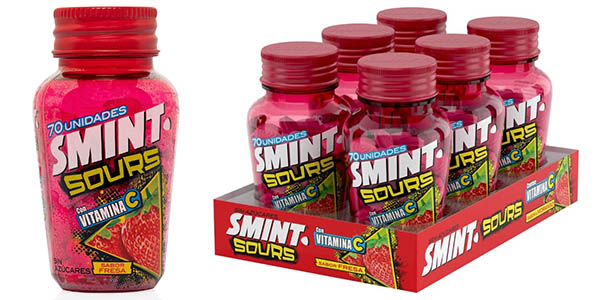 Smint Sours Fresa caramelos chollo