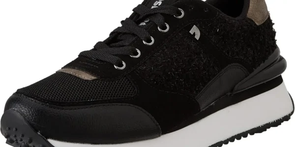 Chollo sneakers gioseppo binsfeld monocolor off-white con brillo para mujer