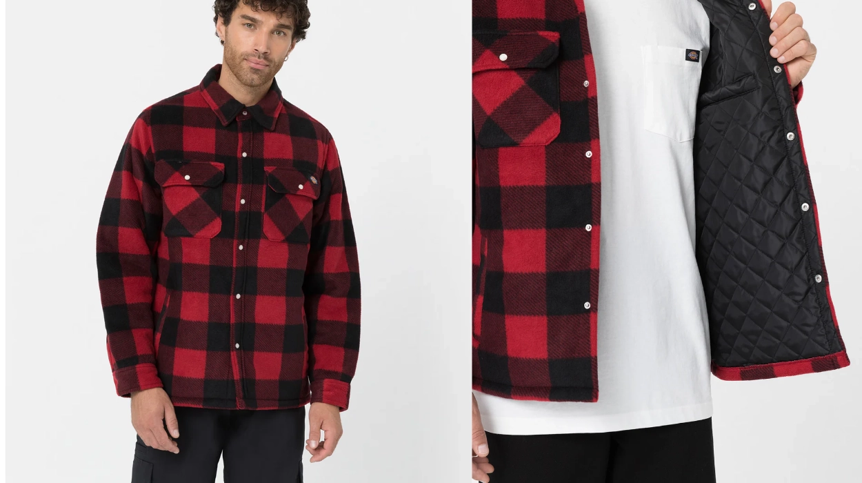 sobrecamisa acolchada Dickies Portland para hombre