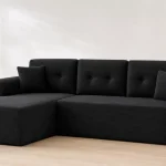Sofá con chaise longue esquinero Vasagle Camila LCS183B101 de 3 plazas