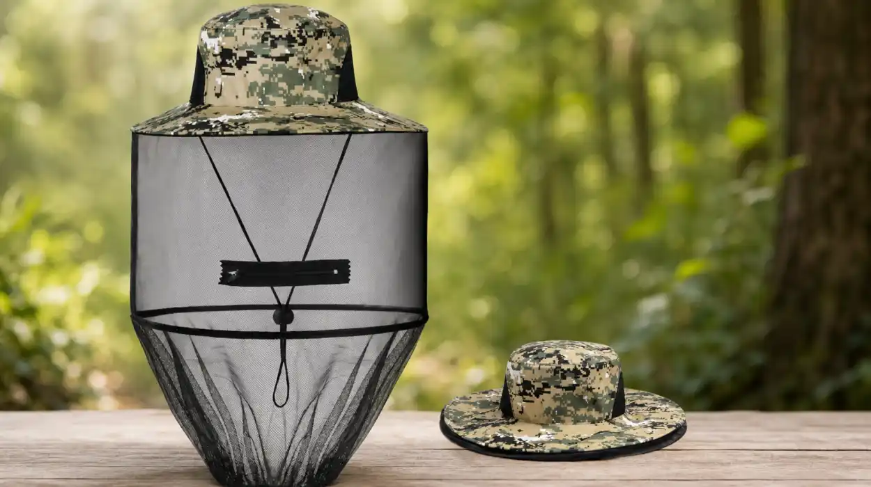Sombrero mosquitera antimosquitos para proteger rostro y cuello al aire libre