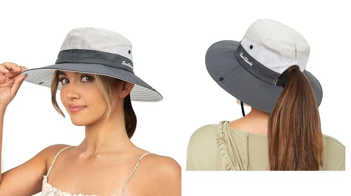 Este sombrero para el sol con agujero para coleta te va a venir genial para el verano