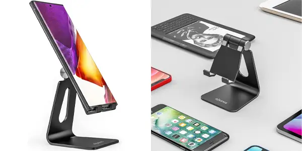 Soporte de mesa Aisens para móvil o tablet