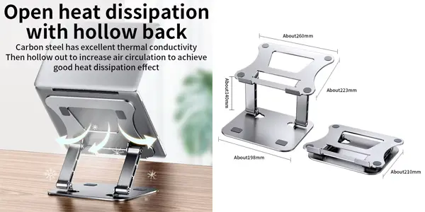 Soporte plegable YYLMONE para tablet
