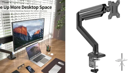 Soporte ajustable Suptek para monitores