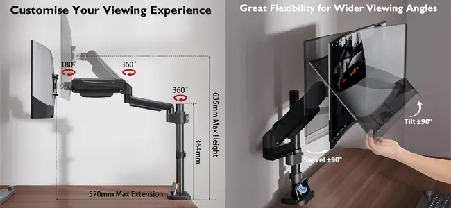 Soporte brazo para monitor BONTEC