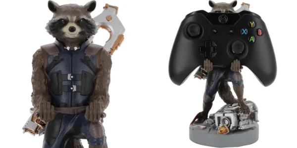 Soporte de mando y móvil Cableguys - Rocket de Guardianes de la Galaxia