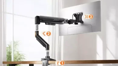 Soporte de monitor ErGear para pantallas hasta 34 y brazo ajustable