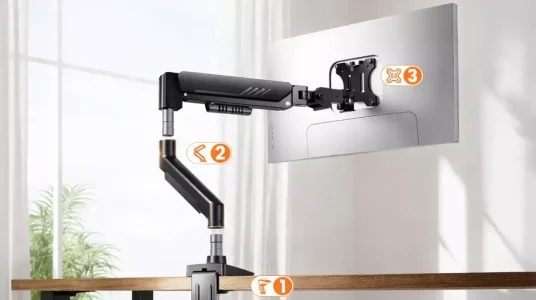 Soporte de monitor ErGear para pantallas hasta 34 y brazo ajustable