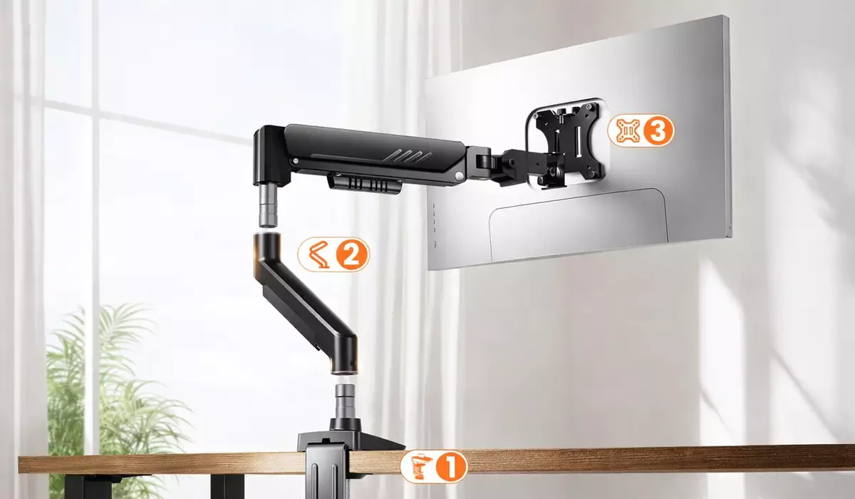 Soporte de monitor ErGear para pantallas hasta 34 y brazo ajustable