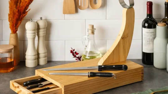 Soporte jamonero Fackelmann