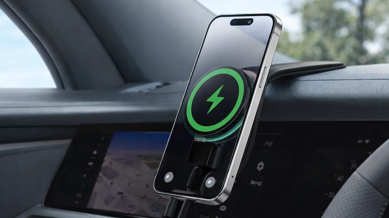 soporte magnético Baseus 15W C02 Pro con MagSafe para el coche