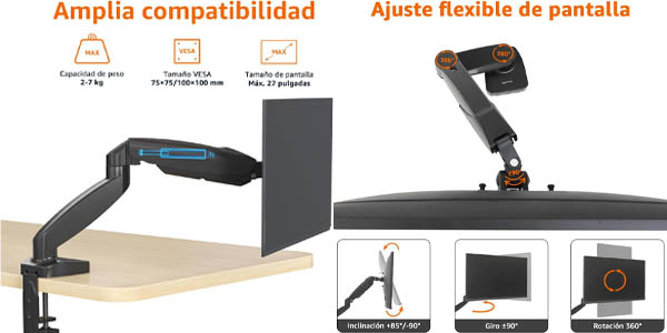 Soporte para monitor Amazon Basics