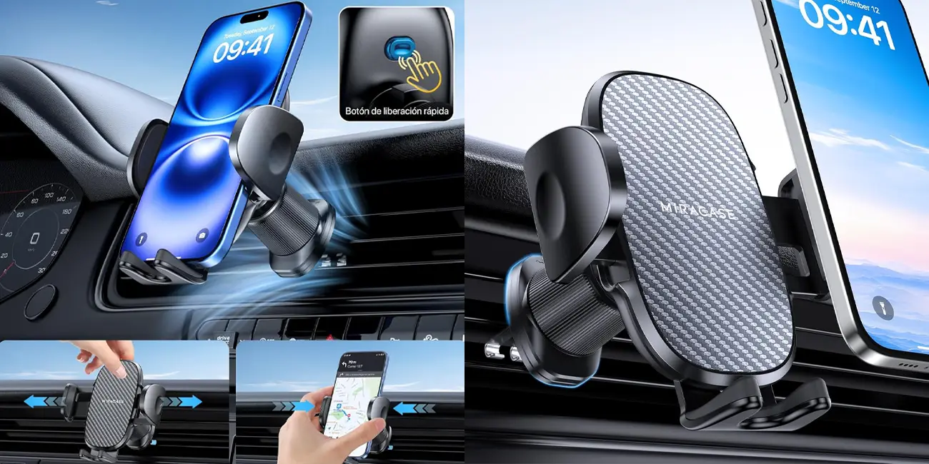 Soporte de móvil para coche Miracase