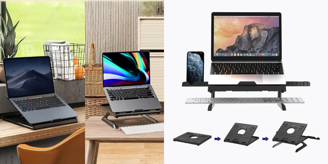 Soporte plegable Solayce para portátil