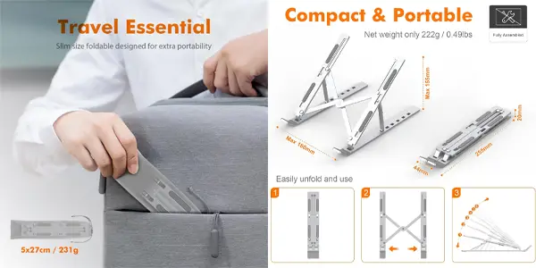 Soporte para portátil plegable GRIFEMA GB1054