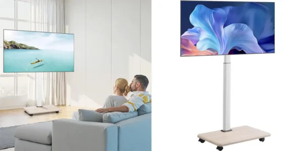 Soporte para TV VEVOR con ruedas