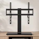 Soporte universal para TV de 27 a 55 pulgadas con base de vidrio templado y gestión de cables