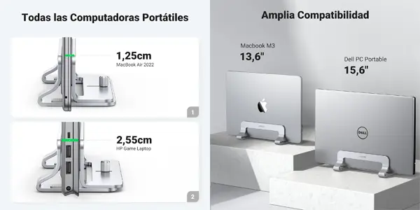 Soporte vertical de escritorio UGREEN