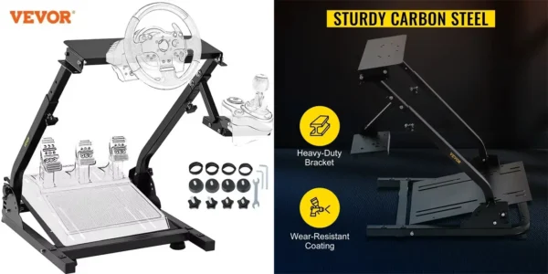 Soporte ajustable VEVOR para volante de carreras