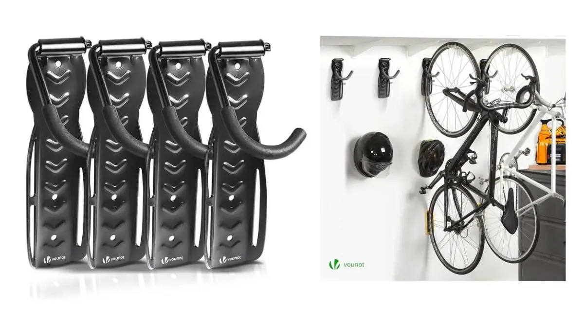 Pack x4 Soportes para colgar la bici en la pared Vounot