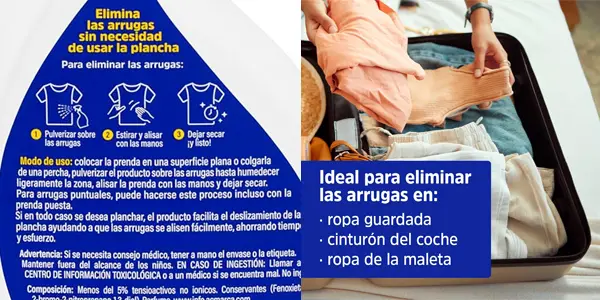 Spray antiarrugas Norit No Más Plancha