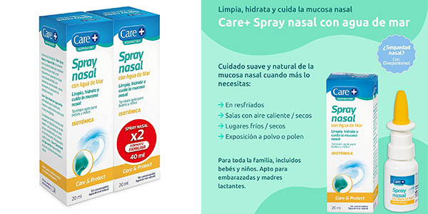 spray nasal Care agua mar chollo