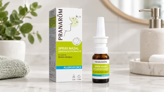 Spray nasal descongestionante PRANAROM Allergoforce de 15 ml para la rinitis