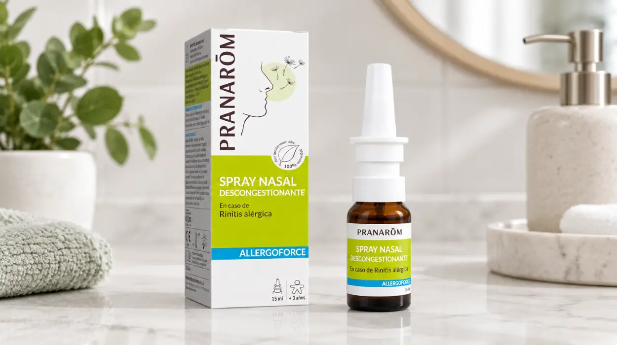 Spray nasal descongestionante Pranarom Allergoforce para aliviar la rinitis