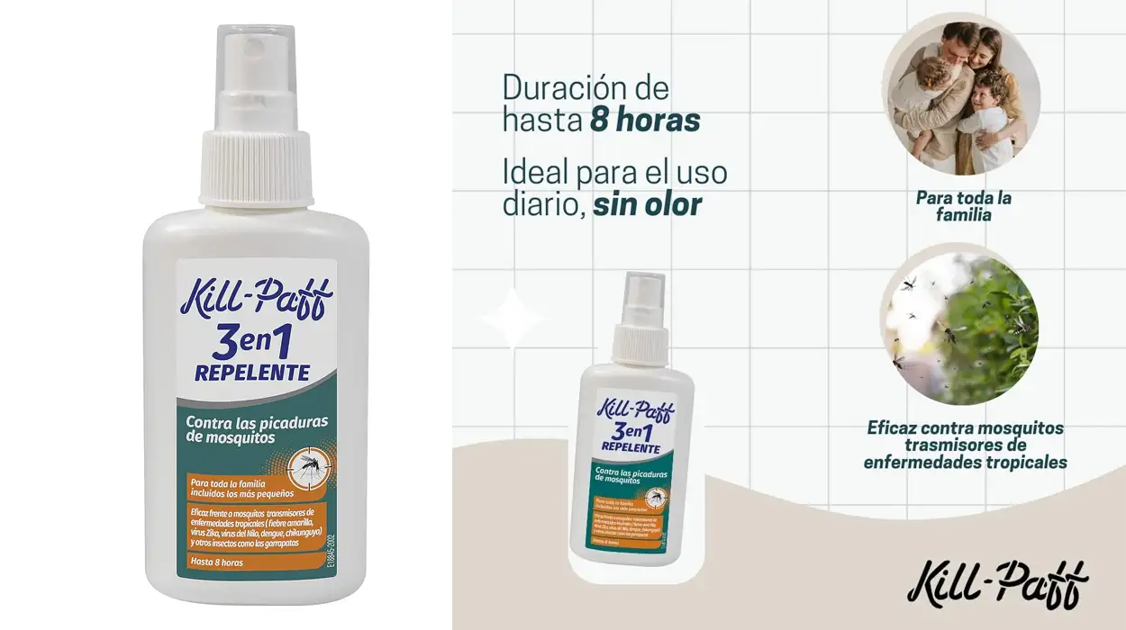 spray repelente de mosquitos Kill Paff barato