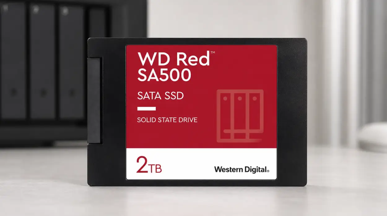 Almacenamiento eficiente y confiable con el SSD WD Red SA500 de 2TB optimizado para sistemas NAS