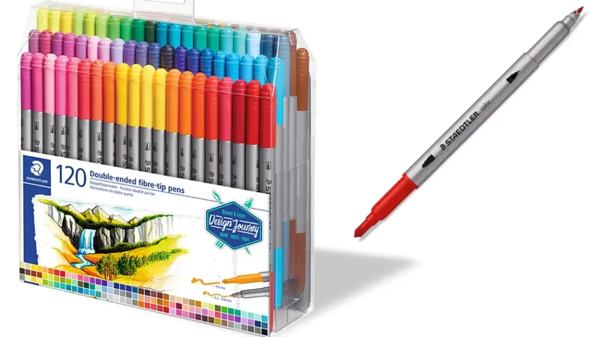 Caja x120 Rotuladores de punta fina Staedtler Design Journey 3200