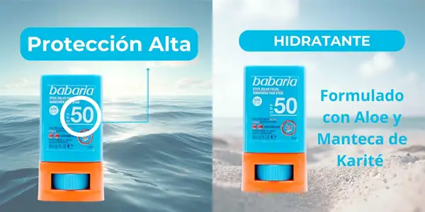 stick solar azul babaria 50 oferta