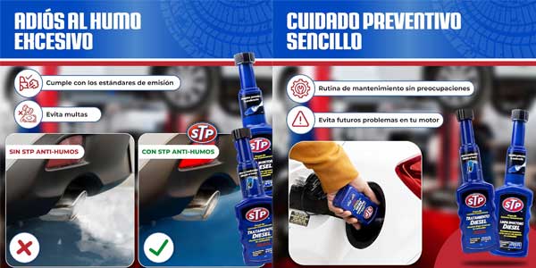 STP Limpia inyectores Diesel + 3 tratamientos barato