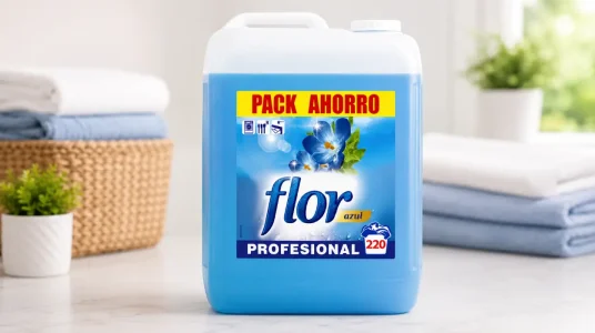 Flor Suavizante profesional con aroma azul, 220 dosis