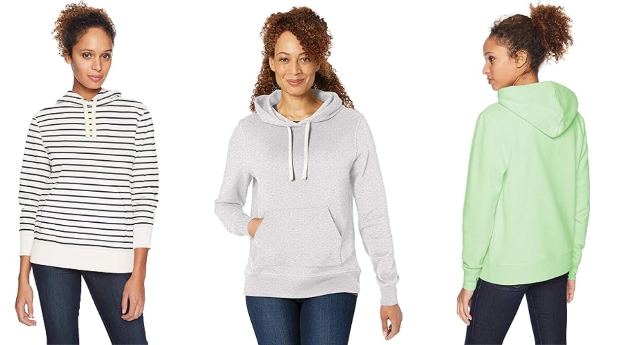 sudadera Amazon Essentials French Terry Hoodie para mujer