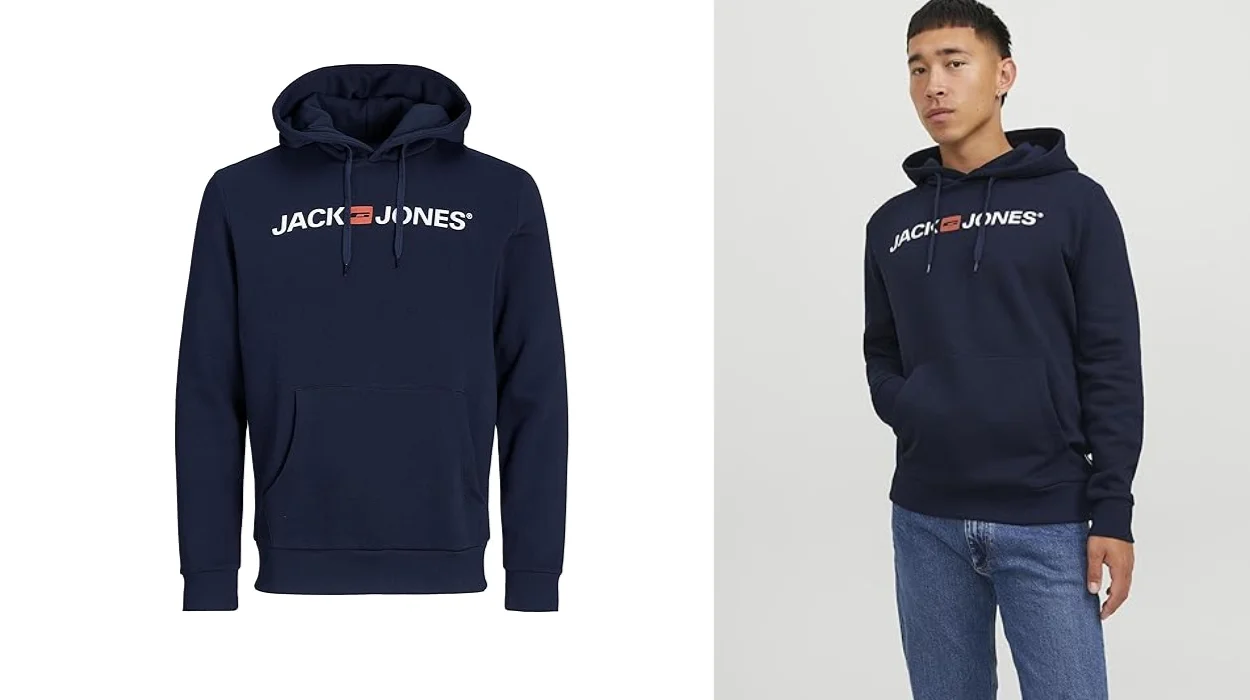 sudadera Jack & Jones Hoodie Logo para hombre