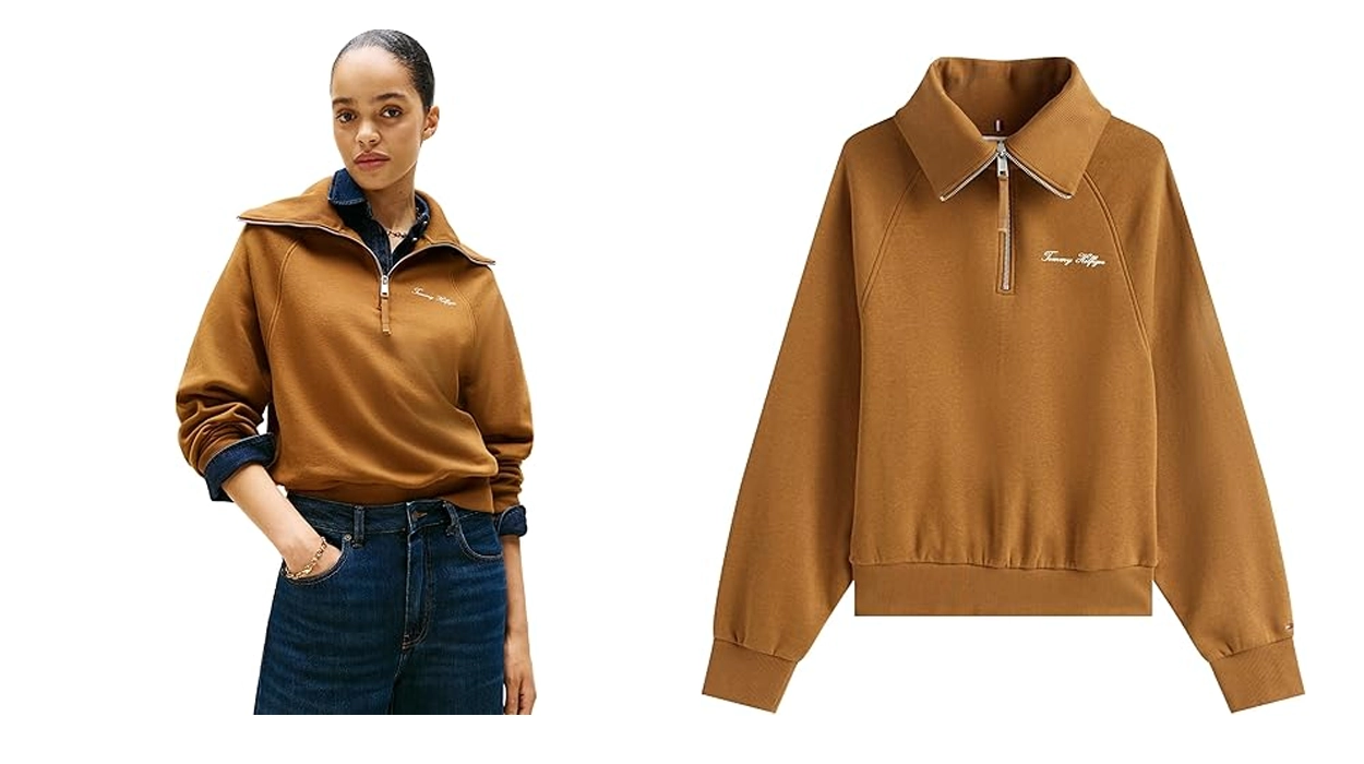 sudadera Tommy Hilfiger Classics Script para mujer