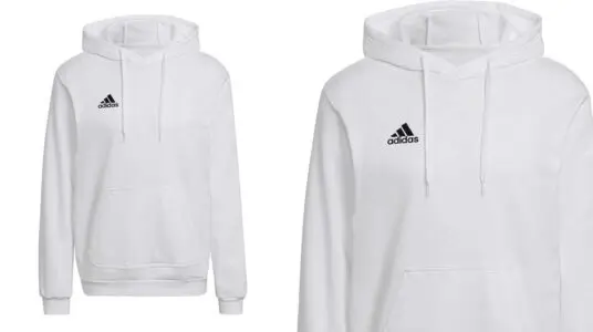 Sudadera Adidas Entrada 22 blanca para hombre
