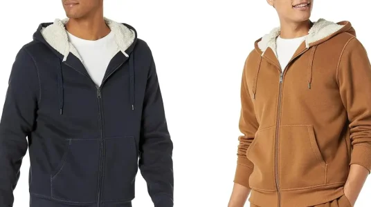 Sudadera Amazon Essentials con forro polar