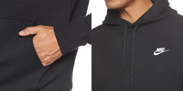 Sudadera con capucha NIKE M NSW Club Hoodie Po JSY para hombre