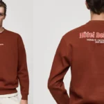 sudadera estampada con texto Mango Outlet relaxed fit para hombre