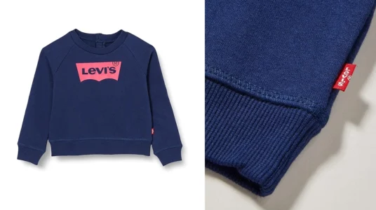 sudadera para bebé Levi’s Logo Crew