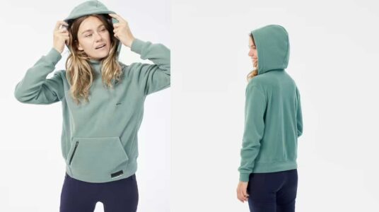 Sudadera polar Quechua MH100 barata