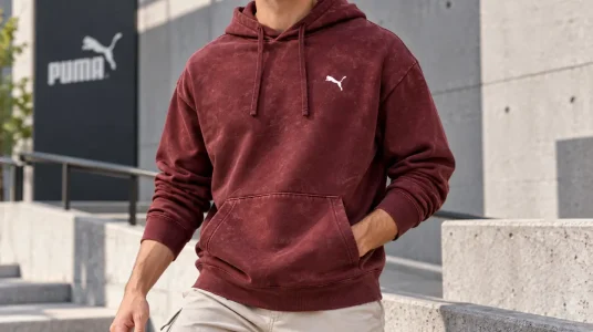 Sudadera Puma ESS Elevated Relaxed Wash con capucha para hombre