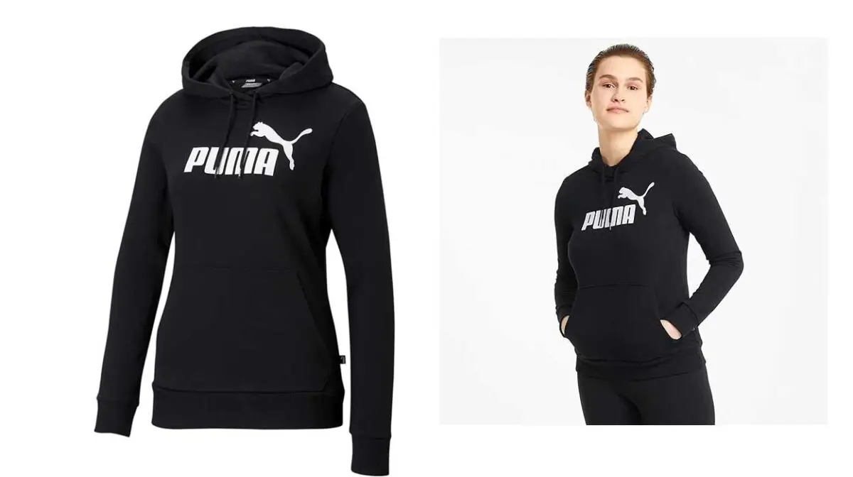 Sudadera Puma Essentials Logo con capucha para mujer