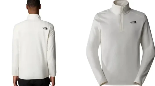 Forro polar The North Face 100 Glacier 1/4 Zip para hombre